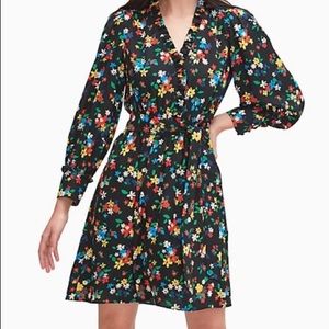 NWT Kate Spade floral long sleeve dress